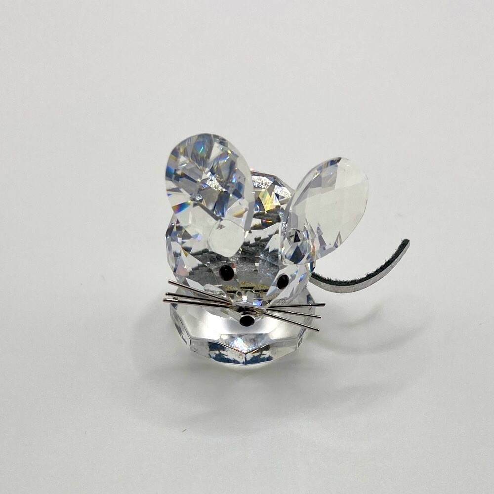 Swarovski mouse crystal figurine with original box